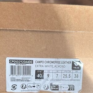 Veja White Leather Sneakers